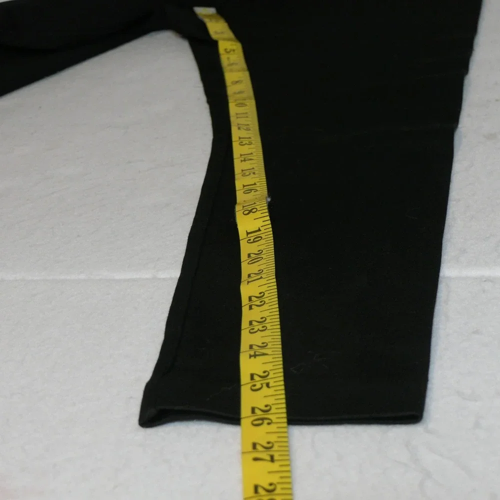 Brooks Brothers Women Leggings M Black Preppy Minimalist Quiet Luxury Clean Girl